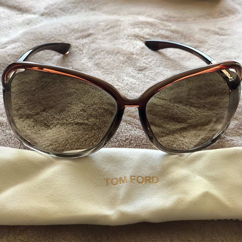 Tom Ford Jennifer Open Temple Sunglasses